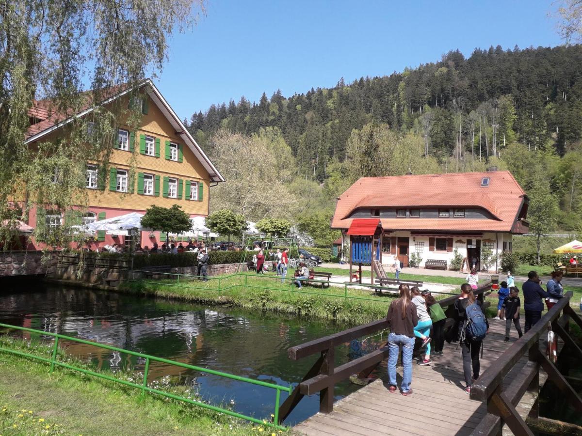 Ferienwohnung In Ruhiger Waldrandlage Bad Wildbad Extérieur photo